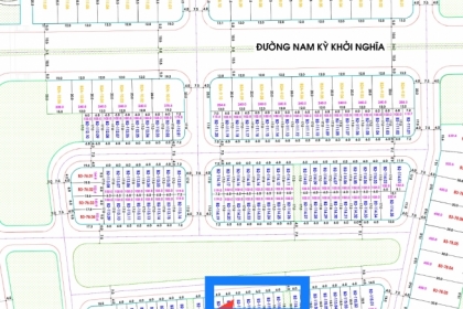 Bán Lô Đất FPT Nằm Sát Trục Nam Kỳ Khởi Nghĩa , Đối Diện Công Viên DT 111m2 