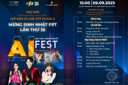 LÊ HỘI BIA LỚN NHẤT TẠI FPT NGÀY 9/9 VỚI NHIỀU CA SĨ NỔI TIẾNG THAM DỰ