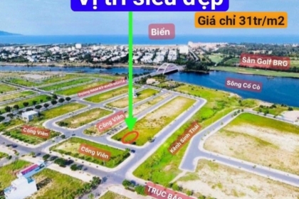 CẦN BÁN LÔ BIỆT THỰ VỊ TRÍ VIP KHU FPT ĐÀ NẴNG - SÁT NAM KỲ KHỞI NGHĨA - GIÁ 5,x TỶ
